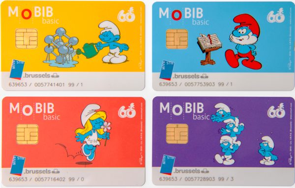 Cartes Mobib Schtroumpfs